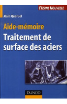 Aide-memoire de traitement de surface des aciers