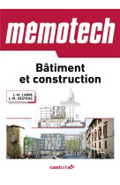 Memotech batiment et construction (2015) - bac pro - bts - dut - ecoles d'ingenieurs