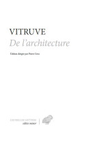 De l'architecture - de architectura - edition bilingue - illustrations, noir et blanc