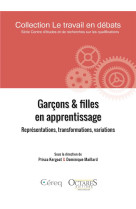 Garcons et filles en apprentissage - representations, transformations, variations