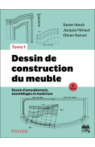 Dessin de construction du meuble - tome 1 - 4e éd.