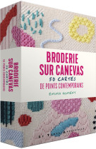 Broderie sur canevas - 50 cartes de points contemporains