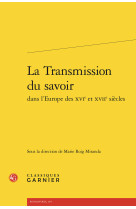 La transmission du savoir