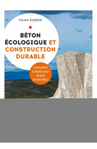 Béton écologique et construction durable