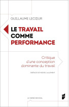 Le travail comme performance