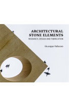 Architectural stone elements - research, design and fabrication