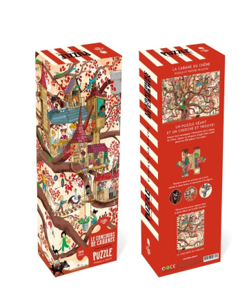 JEUX - LE CONCOURS DE CABANES - PUZZLE GEANT - LE CONCOURS DE CABANES - XXX - LITTLE URBAN