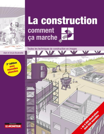 LE MONITEUR - 3 EDITION 2018 - LA CONSTRUCTION COMMENT CA MARCHE? - TOUTES LES TECHNIQUES DE CONSTRU - BOUTEVEILLE - Moniteur