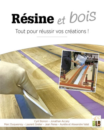 RESINE & BOIS - TOUT POUR REUSSIR VOS CREATIONS - BOINON/ACCARY - MARTIN MEDIA