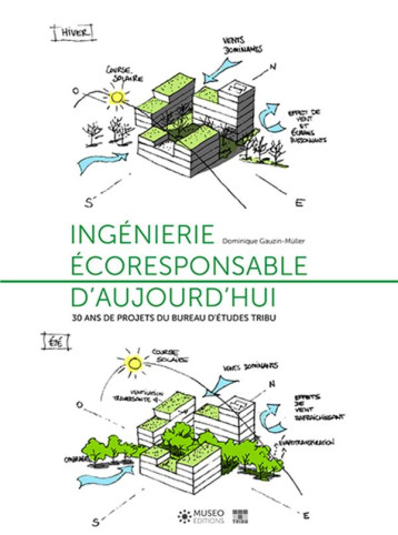 INGENIERIE ECORESPONSABLE D'AUJOURD'HUI - 30 ANS DE PROJETS DU BUREAU D'ETUDES TRIBU - GAUZIN-MULLER D. - MUSEO