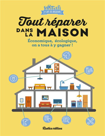 TOUT REPARER DANS LA MAISON. ECONOMIQUE, ECOLOGIQUE, ON A TOUS A Y GAGNER ! - LE CAFE DES BRICOLEU - RUSTICA