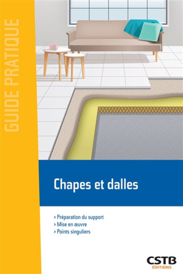 CHAPES ET DALLES - PREPARATION DU SUPPORT, MISE EN OEUVRE, POINTS SINGULIERS - CORDIER VIRGINIE - CSTB