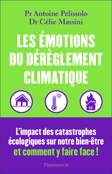 Les émotions du dérèglement climatique - Antoine Pelissolo - FLAMMARION