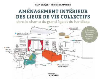 Aménagement intérieur des lieux de vie collectifs - Fany Cérèse - EYROLLES