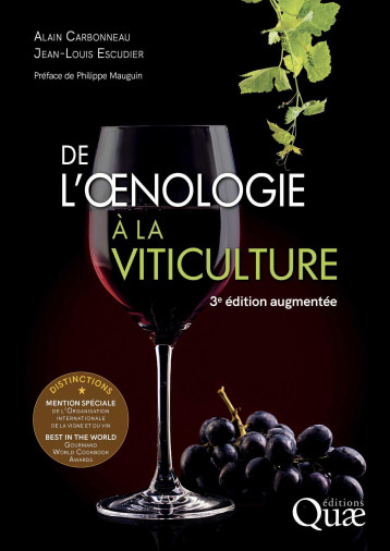 De l'oenologie à la viticulture -  CARBONNEAU ALAIN - QUAE