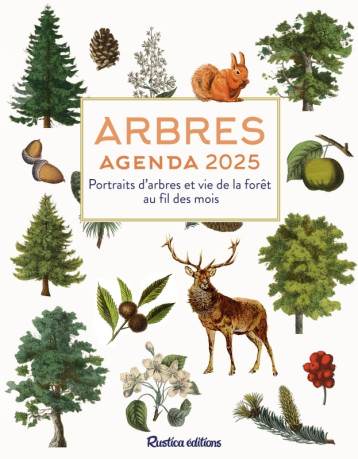 Arbres : agenda 2025 - Xavier Japiot - RUSTICA