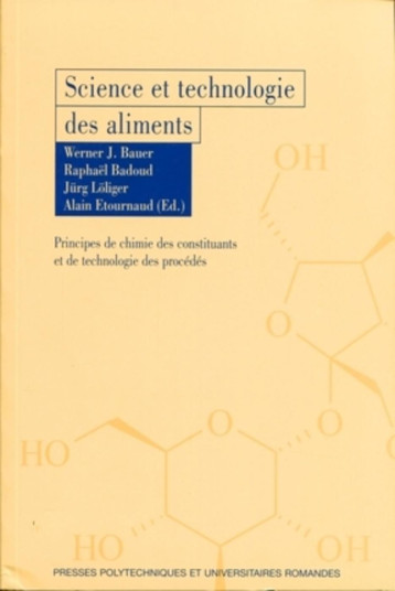 Science et technologie des aliments - Alain Etournaud - PU POLYTECHNIQU