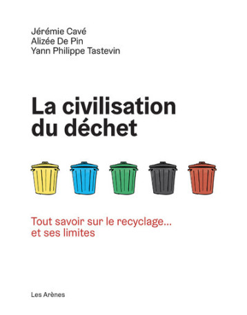 La Civilisation du déchet - Tout savoir sur le recyclage... et ses limites - Alizée de Pin - ARENES