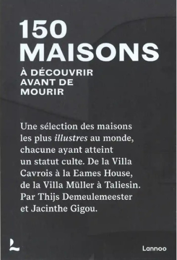 150 maisons à découvrir avant de mourir